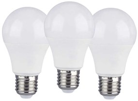 3 PZ Lampada Led E27 A60 11W Bianco Caldo 2700K Bulbo Sfera 1055 Lumen SKU-7352