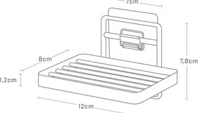 Portasapone in metallo nero autoportante Film Hook - YAMAZAKI