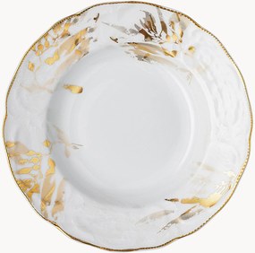 Piatto fondo in porcellana Heritage Midas