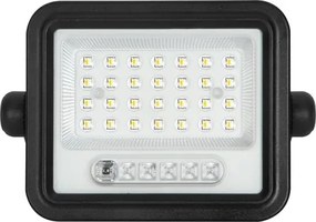 Proiettore solare LED dimmerabile 50W/3,2V IP65 3800 mAh nero + telecomando