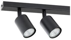 Lampadario da Soffitto FLASH 6 Black GU10 Colore Nero