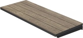 Tavolo Da Giardino Allungabile 90x191-267 Cm Struttura In Metallo Porto Nova Keter