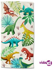 Good Morning Telo da Spiaggia DINOS 75x150 cm Multicolore