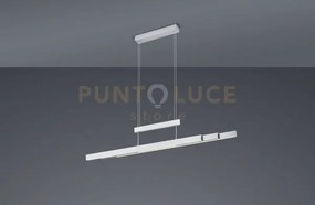 Trajan sospensione led 45w 5300lm, 2700k - 5000k acciaio satinato a...