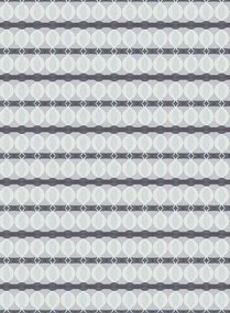 Ailanto Carta da parati Melograno Piccolo - Violet & Midnight