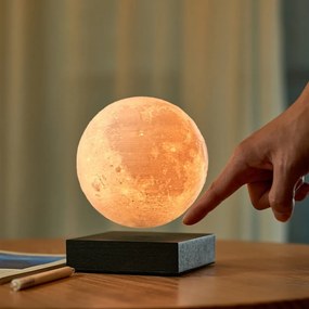 Decorazione luminosa nera con alimentazione a corrente ø 12 cm Moon – Gingko