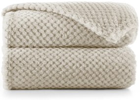 Coperta in microfibra marrone chiaro, 150 x 200 cm Henry - DecoKing