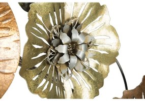 Pannello Decorativo In Ferro Leaf Multicolore 117x7x74