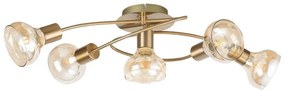 Rabalux 5552 - Lampadario fisso HOLLY 5xE14/40W/230V oro