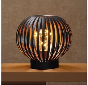 Solight WO3102 - LED Lampada da tavolo decorativa LED/3xAA nero/rame