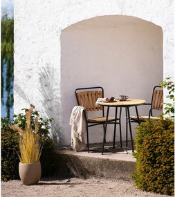 Tavolo da pranzo da giardino rotondo in teak massiccio ø 70 cm Cleveland – House Nordic