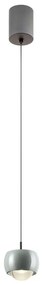 Redo 01-3549 - Lampadario LED a sospensione con filo AVES LED/12W/230V diametro 9,6 cm CRI 90 grigio