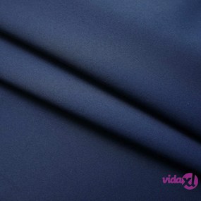 vidaXL Tende Oscuranti con Ganci 2 pz Blue 140x175 cm