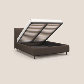 Hunter letto imbottito contenitore sfoderabile in tessuto impermeabile fiammato T19 marrone