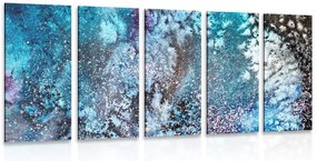 Quadri 5 pezzi – Astrazione da acquerello