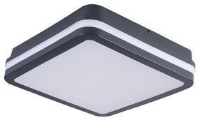 Kanlux 33347 – Plafoniera LED da esterno con sensore BENO LED/24W/230V 4000K Antracite IP54