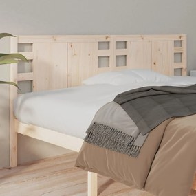 Testiera Per Letto 126x4x100 Cm İn Legno Massello Di Pino /