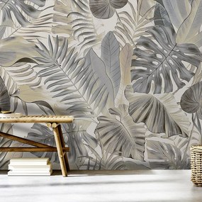 Fotomurale Tropical mood, beige 400X300 cm