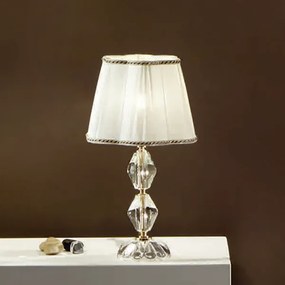 Lampada da tavolo piccola 1 luce E14 - cristallo e vetro BRIGIDA