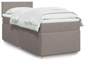 Giroletto A Molle Con Materasso Tortora 100x200 Cm İn Tessuto /