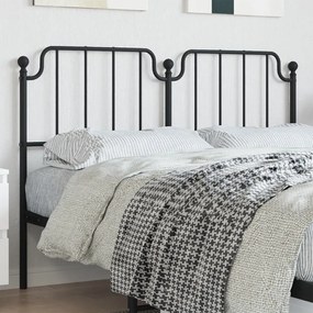 Testiera İn Metallo Nero 140 Cm /