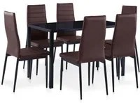 Set da Pranzo 7 pz Marrone 281698