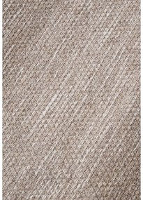 Tappeto beige tessuto a mano in lana 120x170 cm Pradesh Linen White - Elle Decoration