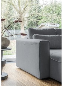 Divano letto angolare grigio (a U) Homely Tommy - Miuform