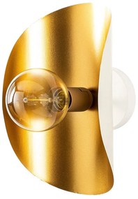 Lampada da parete bianca/dorata Sivani – Opviq lights