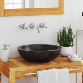 Lavandino 40x12 Cm İn Marmo Nero /