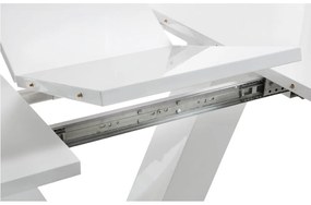 Tavolo da pranzo pieghevole bianco , 140 x 90 cm Aaron - Støraa