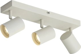 Faretto da soffitto moderno beige 3 luci regolabile - Jeana