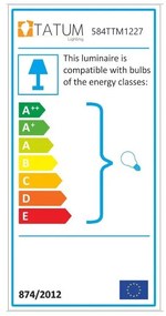 Plafoniera nera Sparrow – Opviq lights