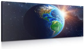 Stampa su tela – Pianeta Terra blu
