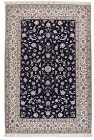 Nain Tappeto persiano 210x310 Blu (Iran) Annodato A Mano