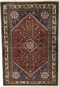Abadeh Tappeto 150 x 100 Rosso (Iran) Annodato A Mano