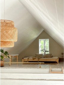 Letto matrimoniale in legno di pino con griglia 180x200 cm Elan - Karup Design