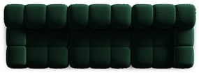 Divano in velluto verde 282 cm Bellis - Micadoni Home