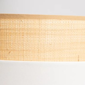 Paralume universale KERIA Ø 40 cm beige/bianco