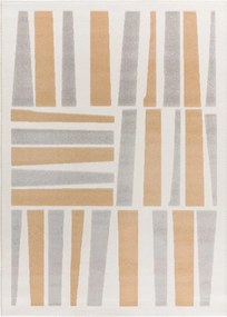 Tappeto grigio chiaro/color crema 80x150 cm Flora – Universal