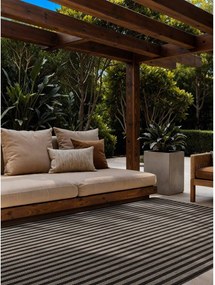 Tappeto da interno/esterno nero/color crema 120x170 cm Haringey Linley – Ted Baker