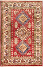 Kazak Tappeto 100 x 150 Rosso (Pakistan) Annodato A Mano