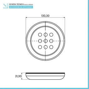 Set accessori bagno da appoggio 5 pezzi in plastica nero Glim