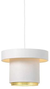 Artek - A201 Lampada a Sospensione Bianco/Ottone Artek