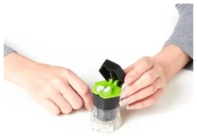 Vitility - Dispenser e taglierina 5-in-1 per pillole, nero