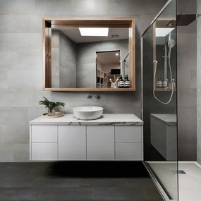 Mosaico in gres porcellanato Metallic bianco opaco e lucido L 30 x L 30cm x Sp. 8.2 mm, 6 pezzi