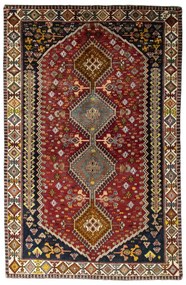 Shiraz Tappeto persiano 150 x 230 Rosso (Iran) Annodato A Mano