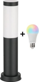 Brilagi - Lampada da esterno LED RGBW 1xE27/15W/230V 40 cm IP44 nera