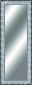 Specchio rettangolare in legno bianco 60 x 160 cm