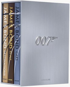 Set di 3 libri illustrati con custodia James Bond Trilogy